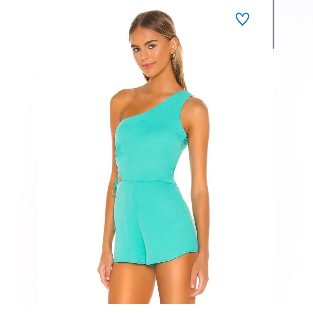 NWOT SUPER DOWN ASYMMETRICAL ROMPER SIZE XSMALL